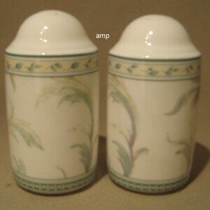 Fitz & Floyd Monterey Salt & Pepper Shaker Set PERFECT!